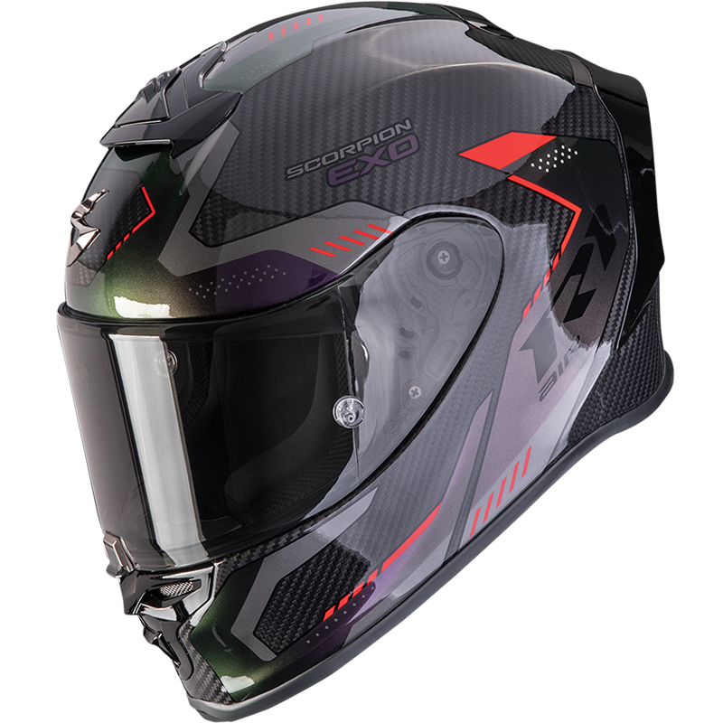 CASCO SCORPION EXO-R1 EVO CARBON AIR PROPEL BLACK/CAMALEON