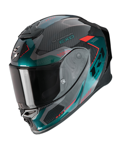 CASCO SCORPION EXO-R1 EVO CARBON AIR PROPEL BLACK/GREEN