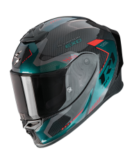 CASCO SCORPION EXO-R1 EVO CARBON AIR PROPEL BLACK/GREEN
