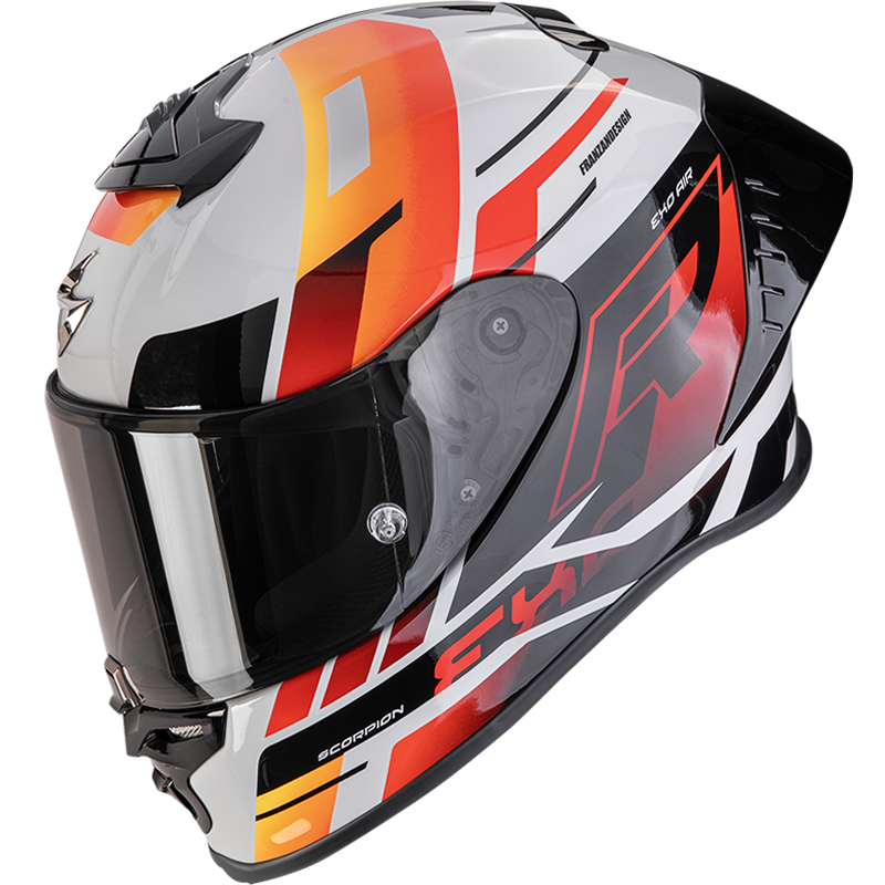 CASCO SCORPION EXO-R1 EVO II AIR ADRENALINE GREY/RED/ORANGE