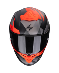 CASCO SCORPION EXO-R1 EVO II AIR VALERE BLACK MATT/RED
