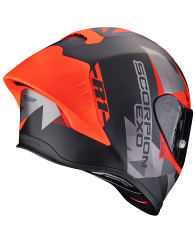 CASCO SCORPION EXO-R1 EVO II AIR VALERE BLACK MATT/RED