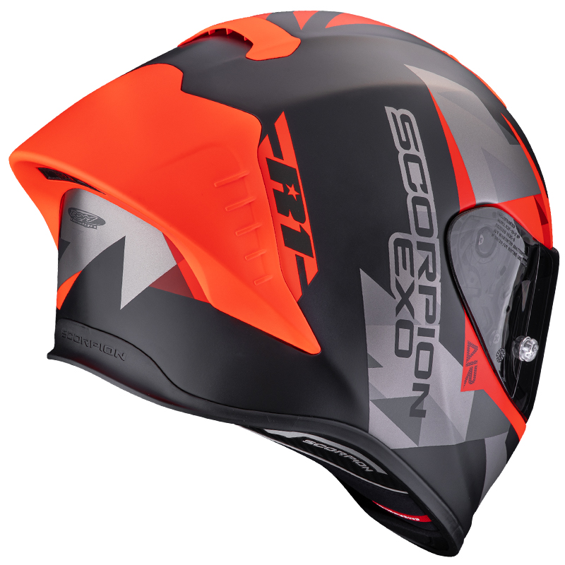 CASCO SCORPION EXO-R1 EVO II AIR VALERE BLACK MATT/RED
