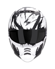 CASCO SCORPION EXO-COMBAT II MARAUDER BLACK MATT/WHITE