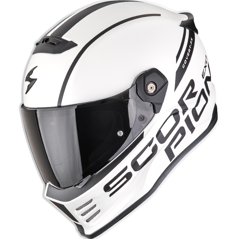 CASCO SCORPION COVERT FX DANKO WHITE MATT/BLACK