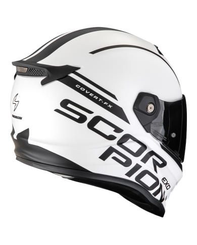 CASCO SCORPION COVERT FX DANKO WHITE MATT/BLACK