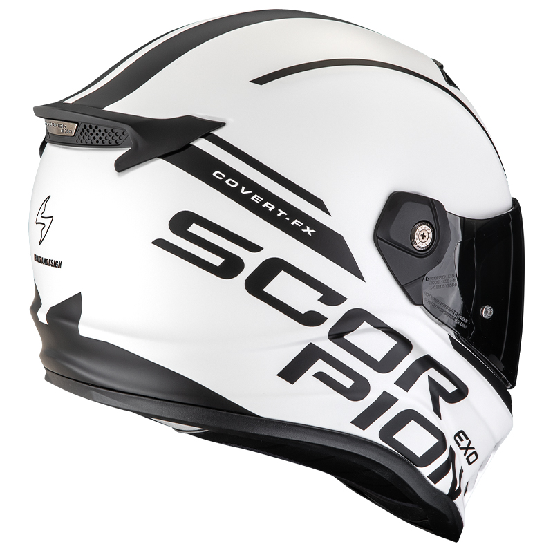 CASCO SCORPION COVERT FX DANKO WHITE MATT/BLACK