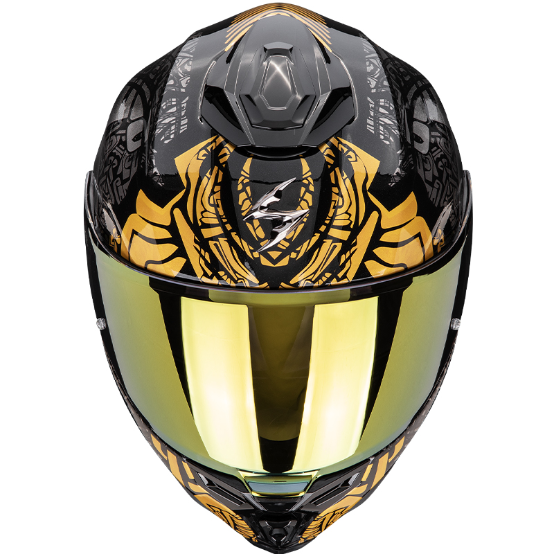 CASCO SCORPION EXO-1500 AIR APUS BLACK/GREY/GOLD