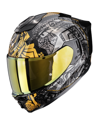 CASCO SCORPION EXO-1500 AIR APUS BLACK/GREY/GOLD