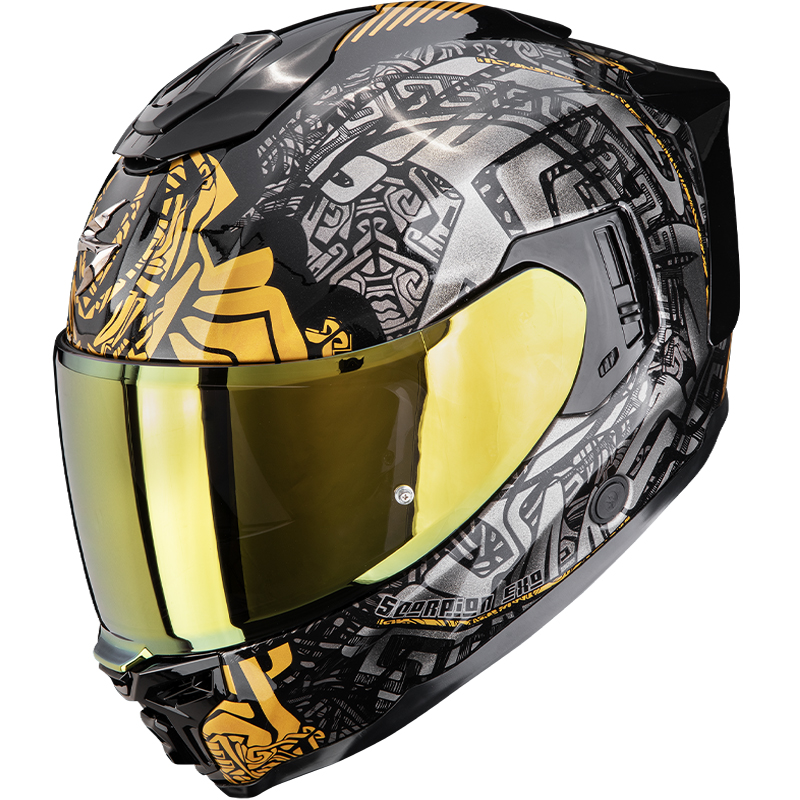 CASCO SCORPION EXO-1500 AIR APUS BLACK/GREY/GOLD
