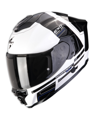 CASCO SCORPION EXO-1500 AIR DUAL WHITE/BLACK/BLUE