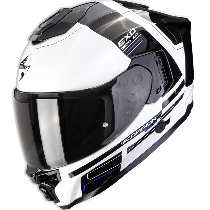 CASCO SCORPION EXO-1500 AIR DUAL WHITE/BLACK/BLUE