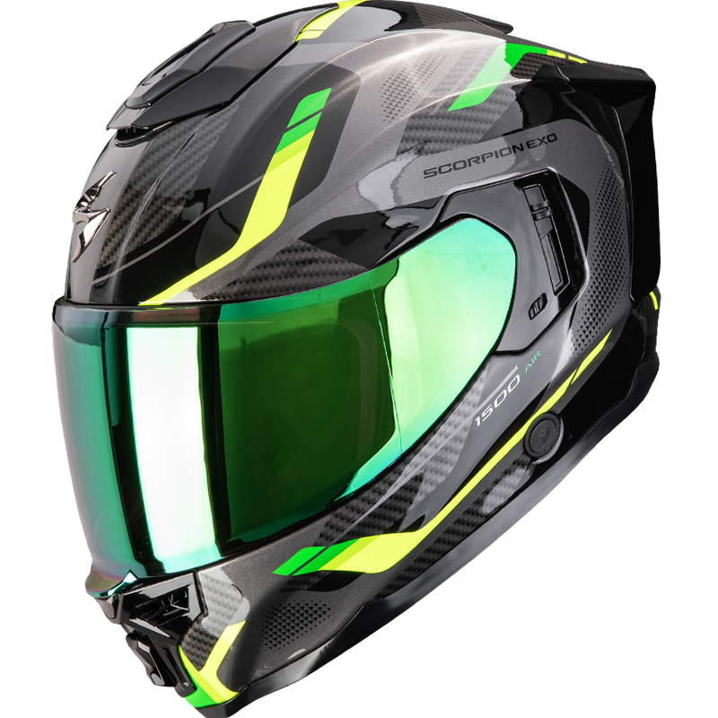 CASCO SCORPION EXO-1500 AIR SLEEK BLACK/GREEN
