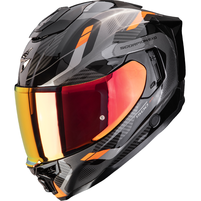 CASCO SCORPION EXO-1500 AIR SLEEK BLACK/ORANGE