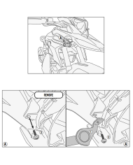 SOPORTE DE FAROS ADICIONALES GIVI LS5126 BMW G 310 GS