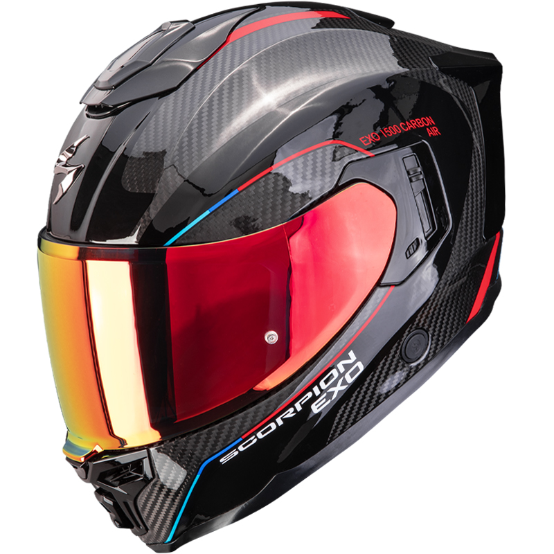 CASCO SCORPION EXO-1500 CARBON AIR MUNDI BLACK/RED