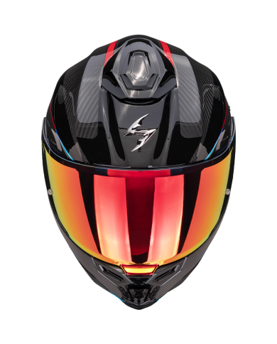 CASCO SCORPION EXO-1500 CARBON AIR MUNDI BLACK/RED