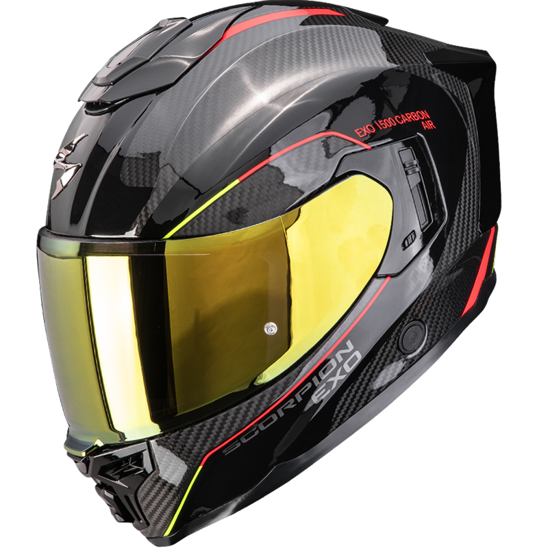 CASCO SCORPION EXO-1500 CARBON AIR MUNDI BLACK/RED/YELLOW