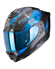 CASCO SCORPION EXO-1500 CARBON AIR PLATTED BLACK/BLUE