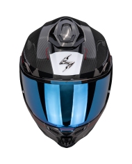 CASCO SCORPION EXO-1500 CARBON AIR CITY BLACK/RED/BLUE
