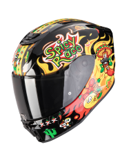 CASCO SCORPION EXO-JNR AIR YUCATAN BLACK/YELLOW/RED