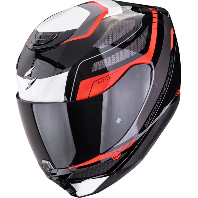 CASCO SCORPION EXO-391 LEO BLACK/RED