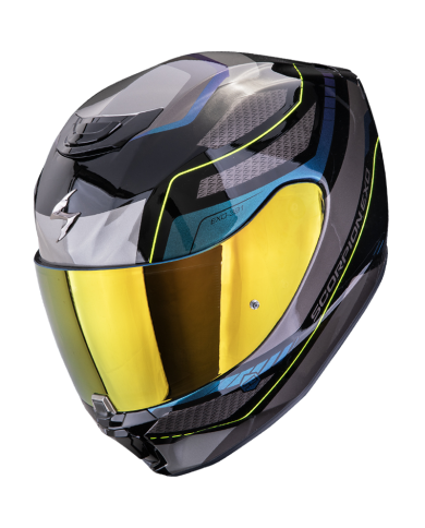 CASCO SCORPION EXO-391 LEO BLACK/BLUE