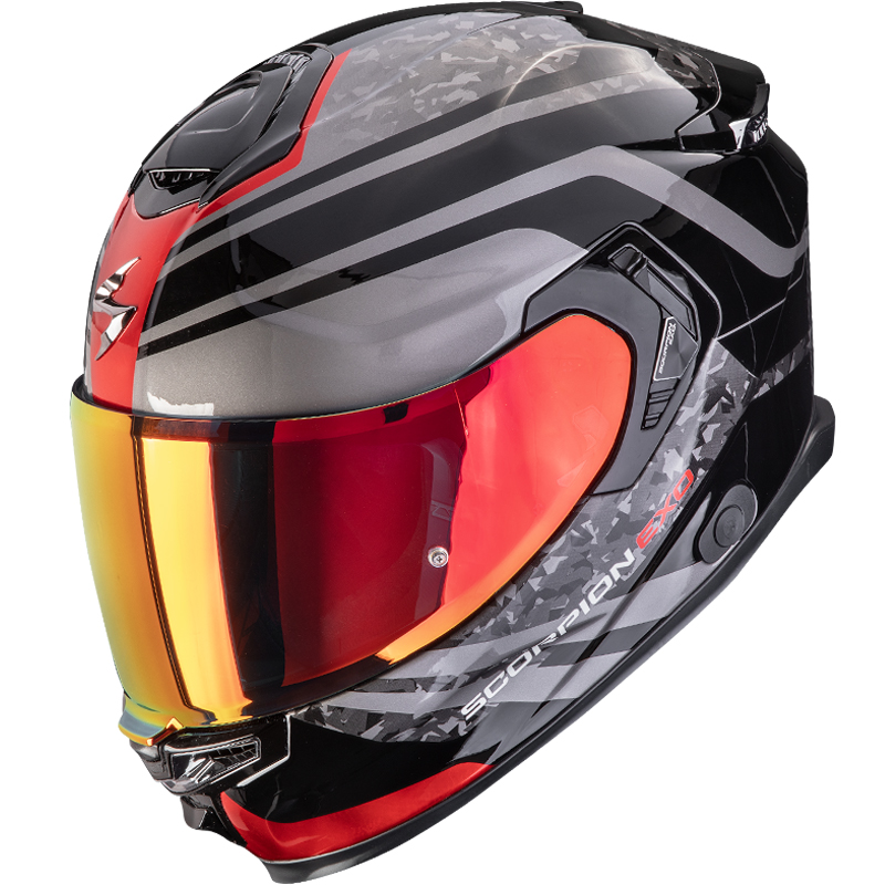 CASCO SCORPION EXO-GT SP AIR ARTEN BLACK/RED