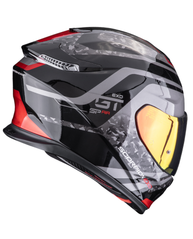 CASCO SCORPION EXO-GT SP AIR ARTEN BLACK/RED