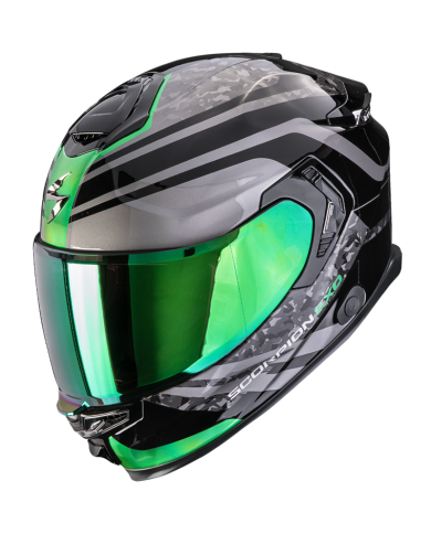 CASCO SCORPION EXO-GT SP AIR ARTEN BLACK/GREEN
