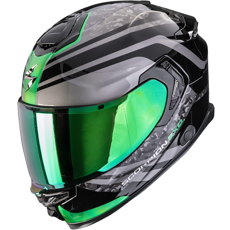 CASCO SCORPION EXO-GT SP AIR ARTEN BLACK/GREEN
