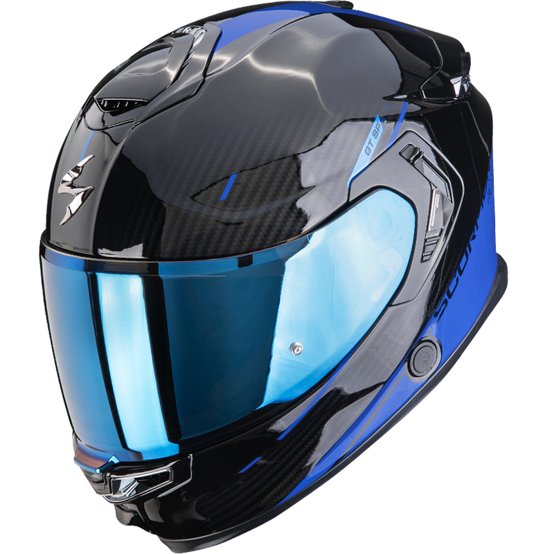 CASCO SCORPION EXO-GT SP AIR ASPHALT BLACK/BLUE