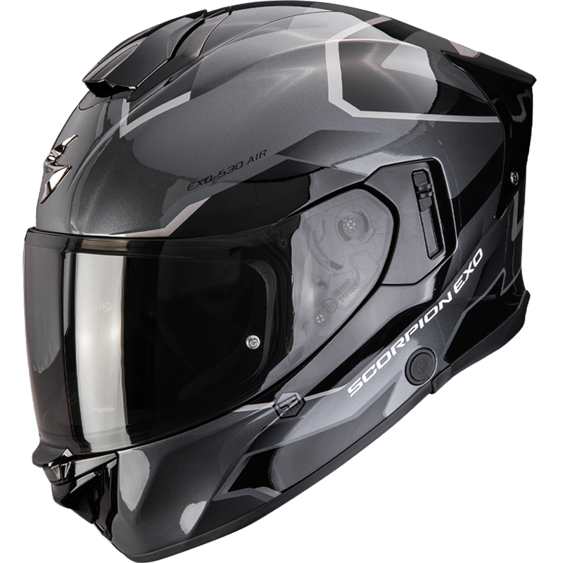 CASCO SCORPION EXO-530 AIR CLIP SILVER/BLACK