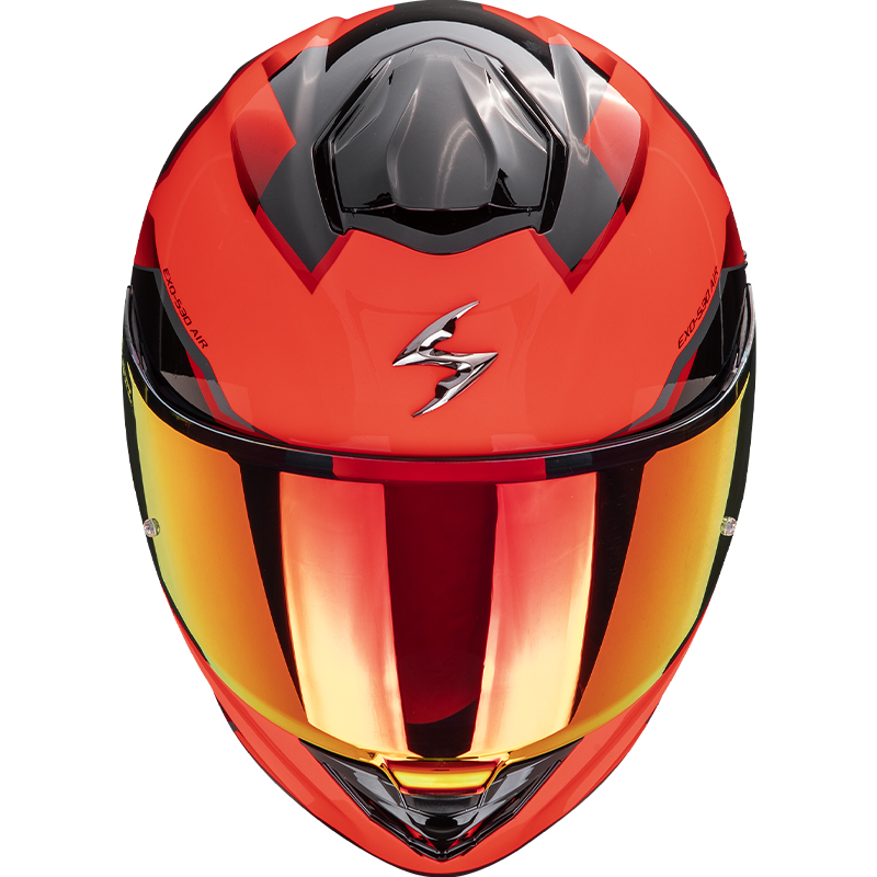 CASCO SCOPION EXO-530 AIR CLIP RED/BLACK
