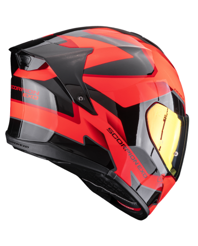 CASCO SCOPION EXO-530 AIR CLIP RED/BLACK