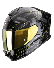 CASCO SCORPION EXO-530 AIR FOND BLACK/YELLOW FLUO