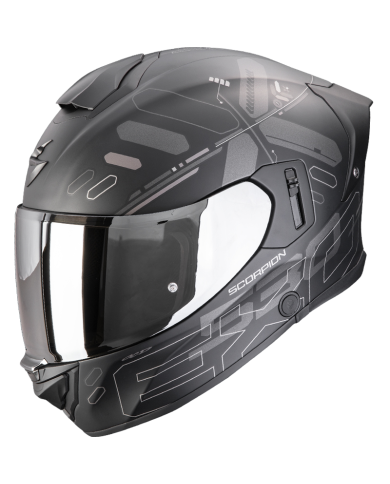 CASCO SCORPION EXO-530 AIR FOND BLACK MATT/SILVER