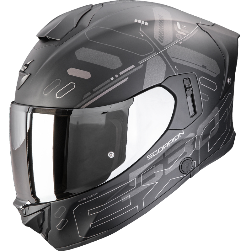 CASCO SCORPION EXO-530 AIR FOND BLACK MATT/SILVER