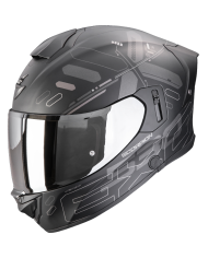 CASCO SCORPION EXO-530 AIR FOND BLACK MATT/SILVER