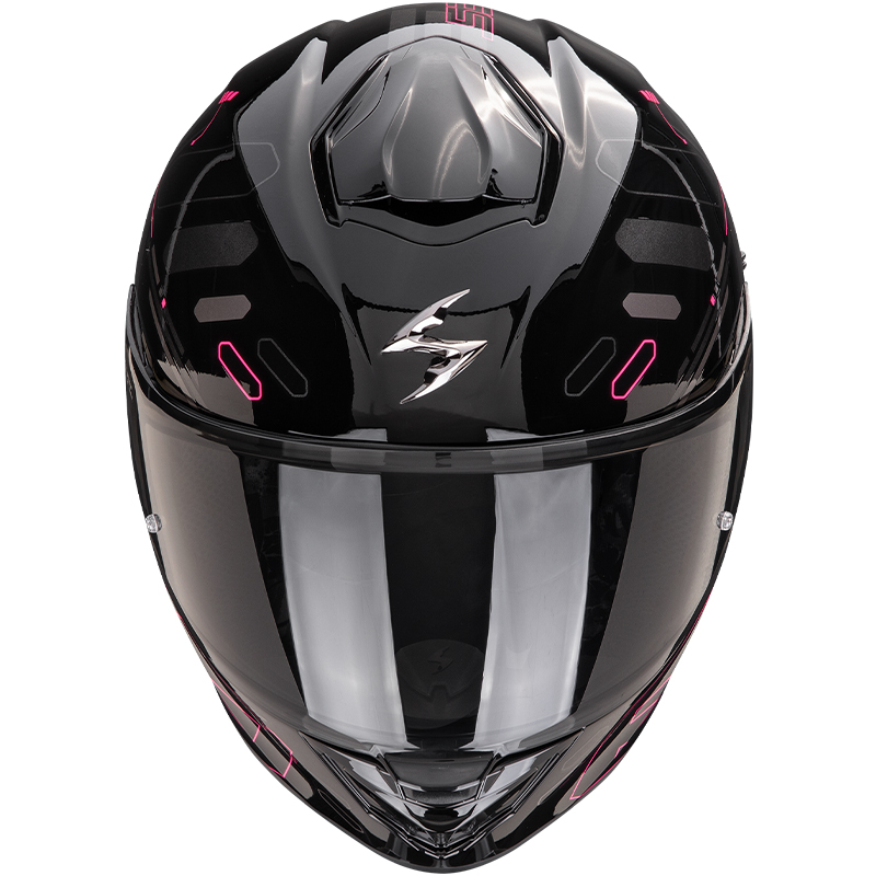 CASCO SCORPION EXO-530 AIR FOND BLACK/FUCSIA