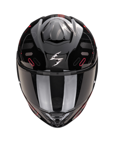 CASCO SCORPION EXO-530 AIR FOND BLACK/RED