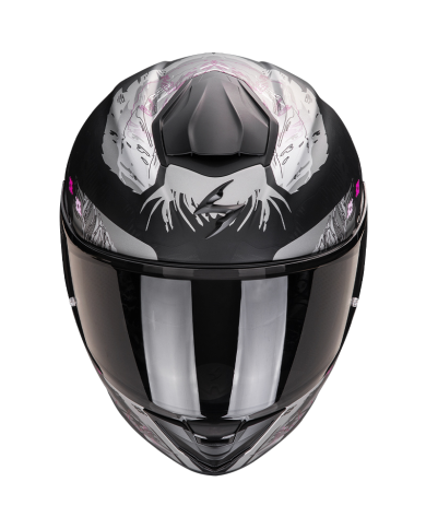 CASCO SCORPION EXO-530 AIR HADJI BLACK MATT/PINK
