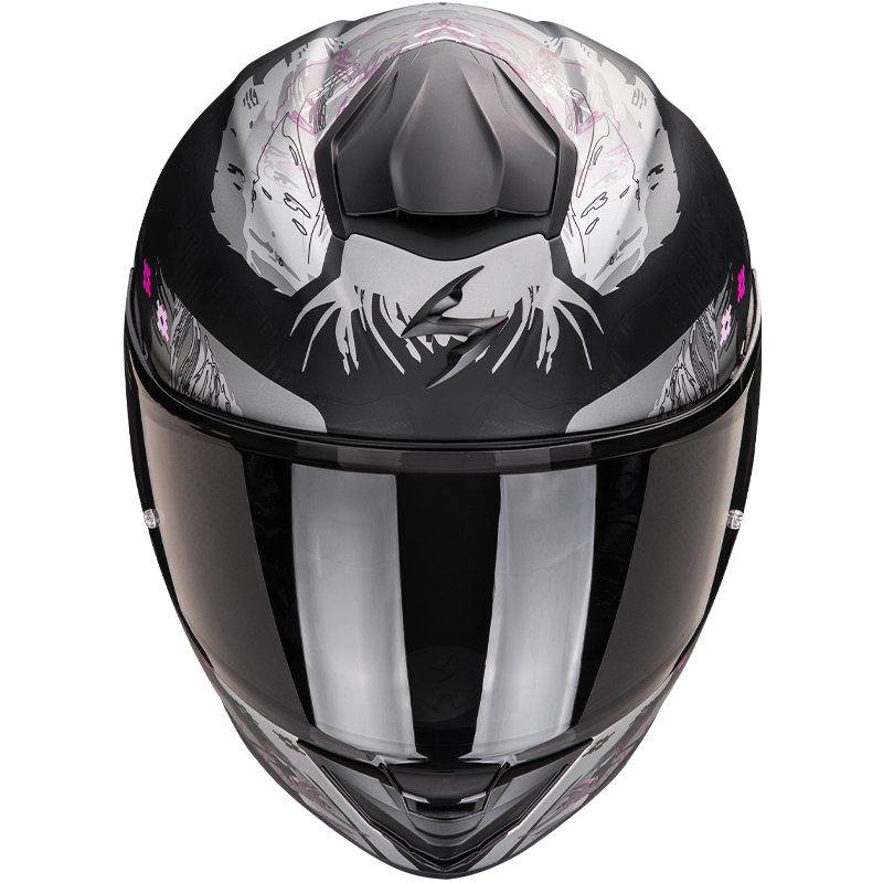 CASCO SCORPION EXO-530 AIR HADJI BLACK MATT/PINK