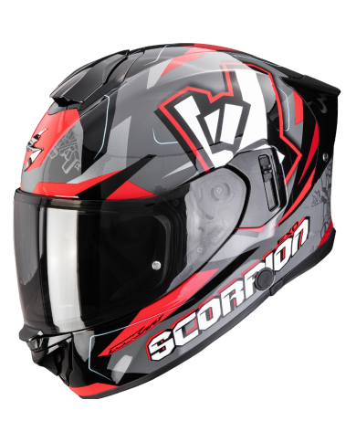 CASCO SCORPION EXO-530 AIR ROK GREY/BLACK/RED