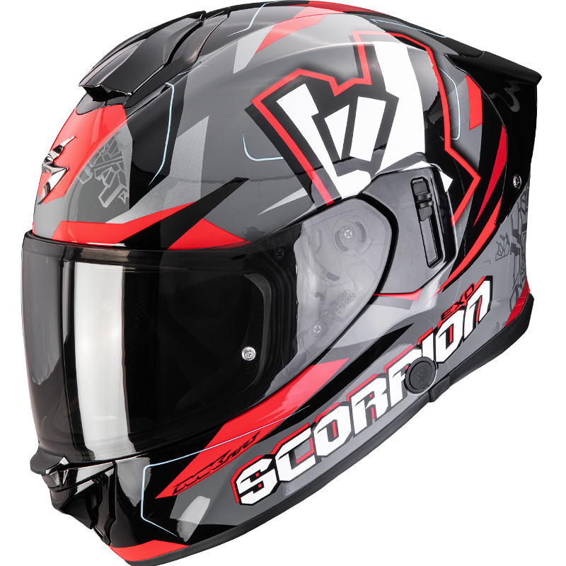 CASCO SCORPION EXO-530 AIR ROK GREY/BLACK/RED