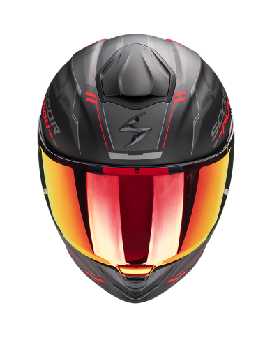 CASCO SCORPION EXO-530 AIR SLOPE BLACK MATT/RED