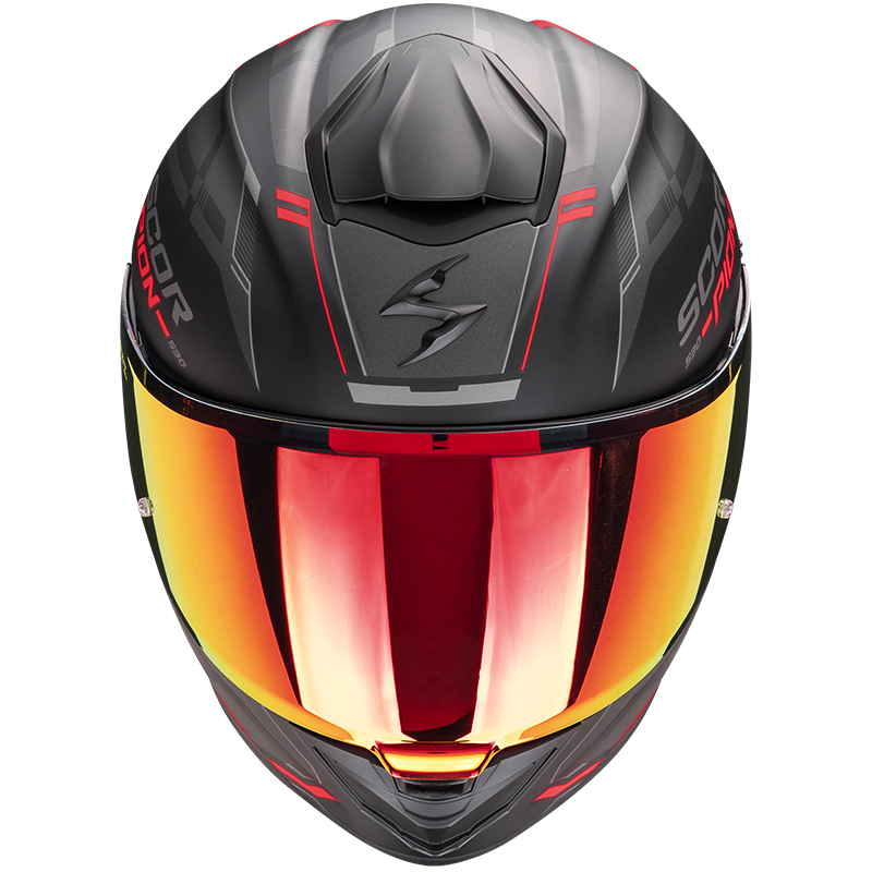 CASCO SCORPION EXO-530 AIR SLOPE BLACK MATT/RED