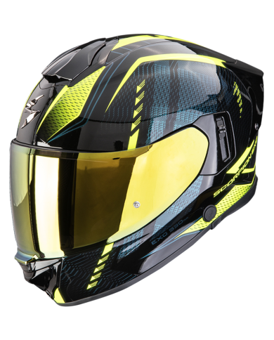 CASCO SCORPION EXO-530 AIR THERAS BLACK/YELLOW FLUO