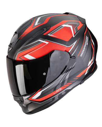 CASCO SCORPION EXO-491 ZUMO BLACK MATT/RED