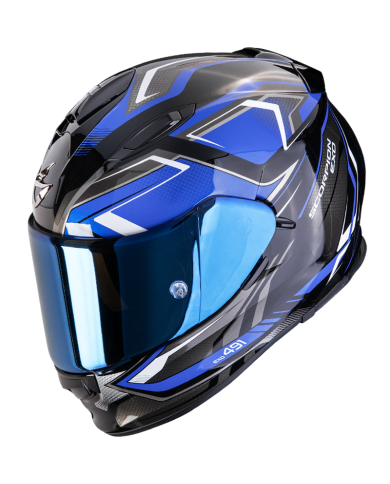 CASCO SCORPION EXO-491 ZUMO BLACK/BLUE